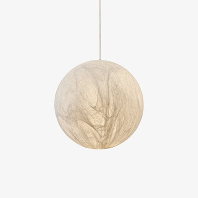 MoonSilk Pendant Light – Soft Lunar Glow with Elegant Silk Design