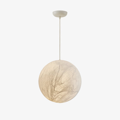 MoonSilk Pendant Light – Soft Lunar Glow with Elegant Silk Design
