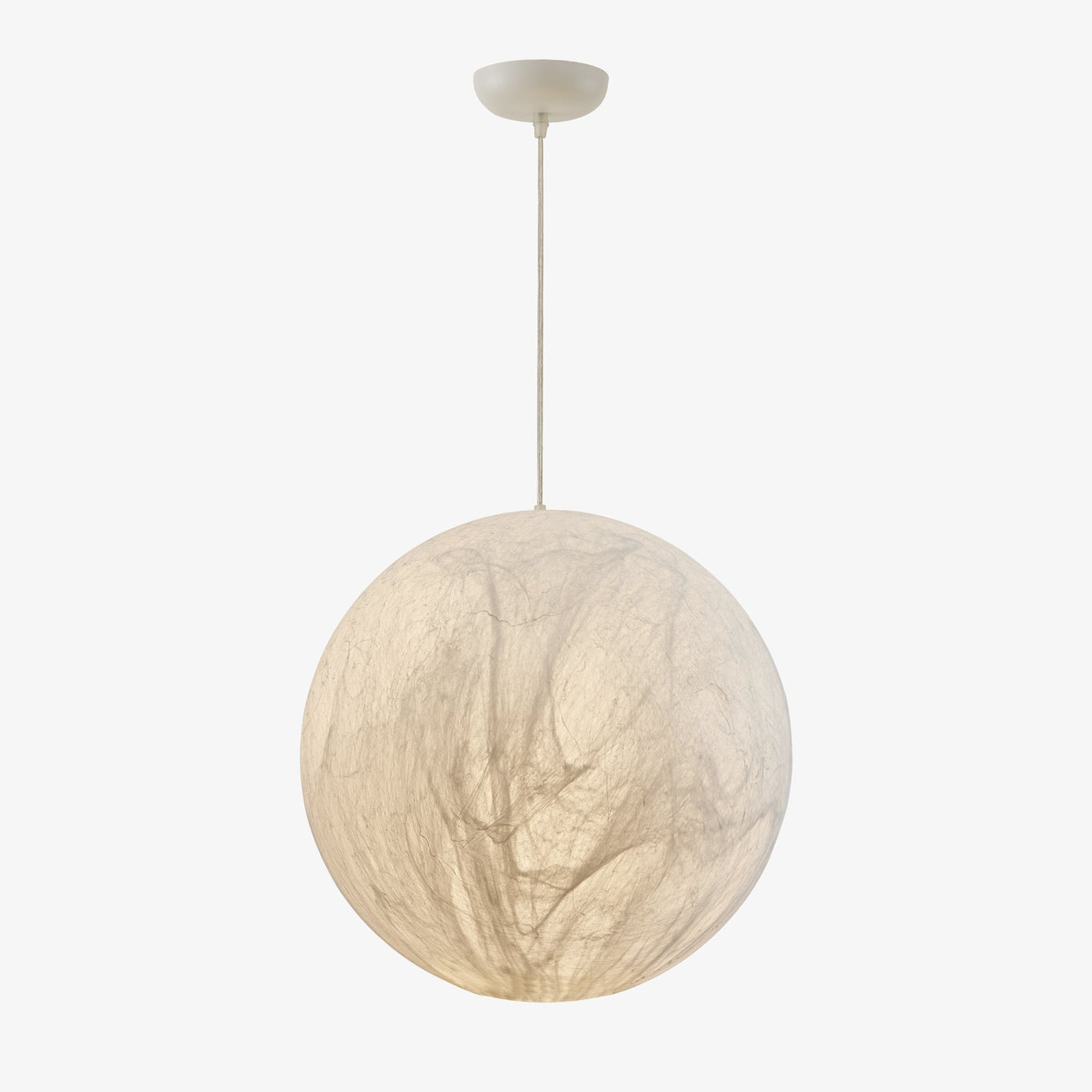 MoonSilk Pendant Light – Soft Lunar Glow with Elegant Silk Design
