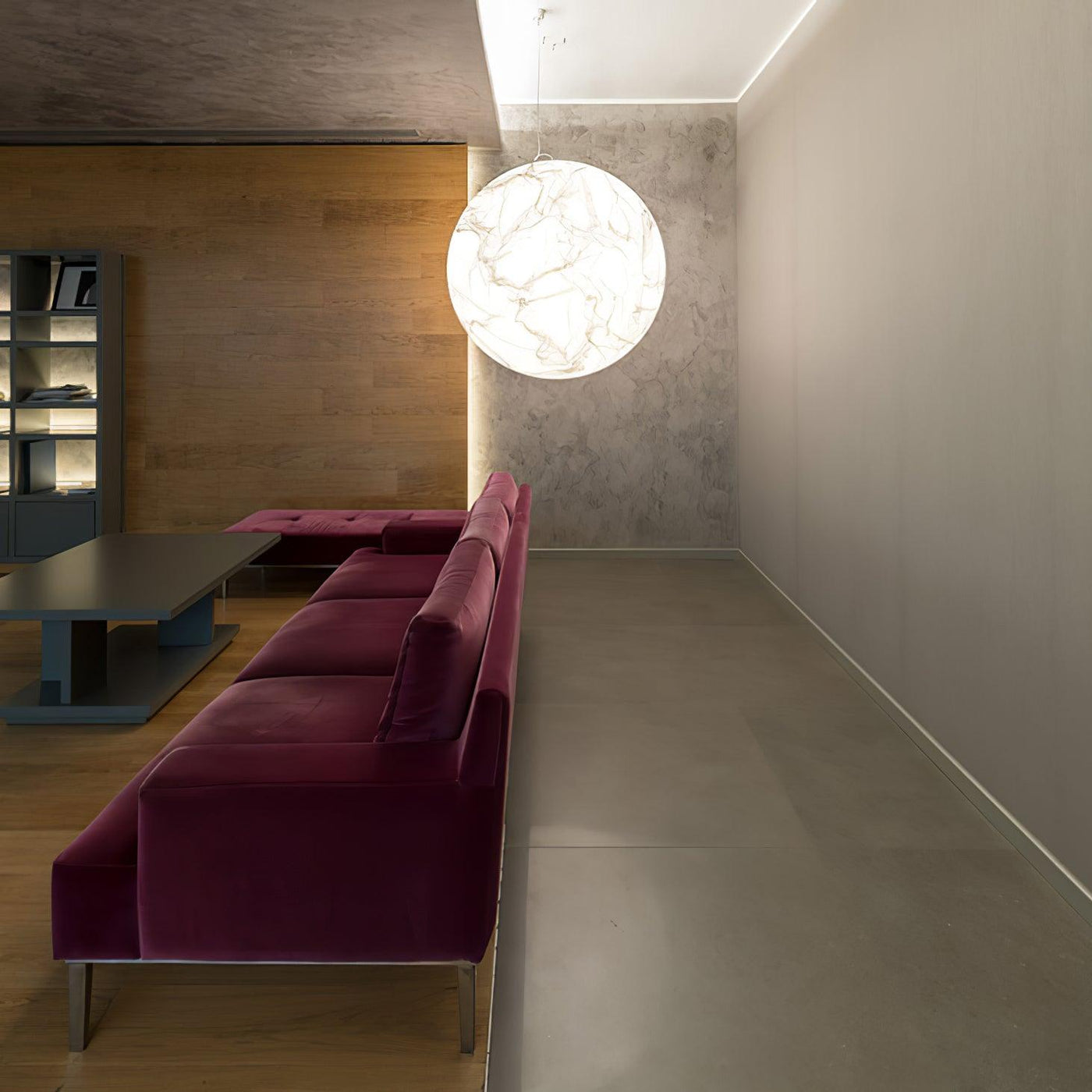 MoonSilk Pendant Light – Soft Lunar Glow with Elegant Silk Design