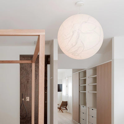 MoonSilk Pendant Light – Soft Lunar Glow with Elegant Silk Design
