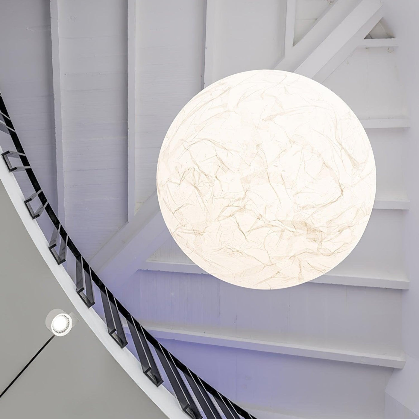 MoonSilk Pendant Light – Soft Lunar Glow with Elegant Silk Design