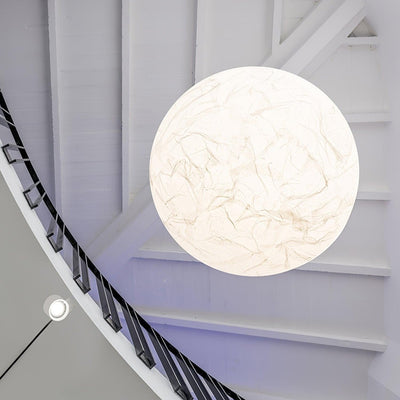 MoonSilk Pendant Light – Soft Lunar Glow with Elegant Silk Design