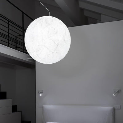 MoonSilk Pendant Light – Soft Lunar Glow with Elegant Silk Design
