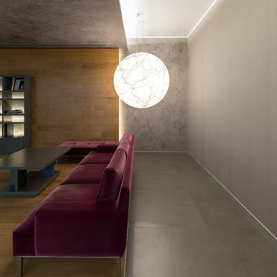 MoonSilk Pendant Light – Soft Lunar Glow with Elegant Silk Design