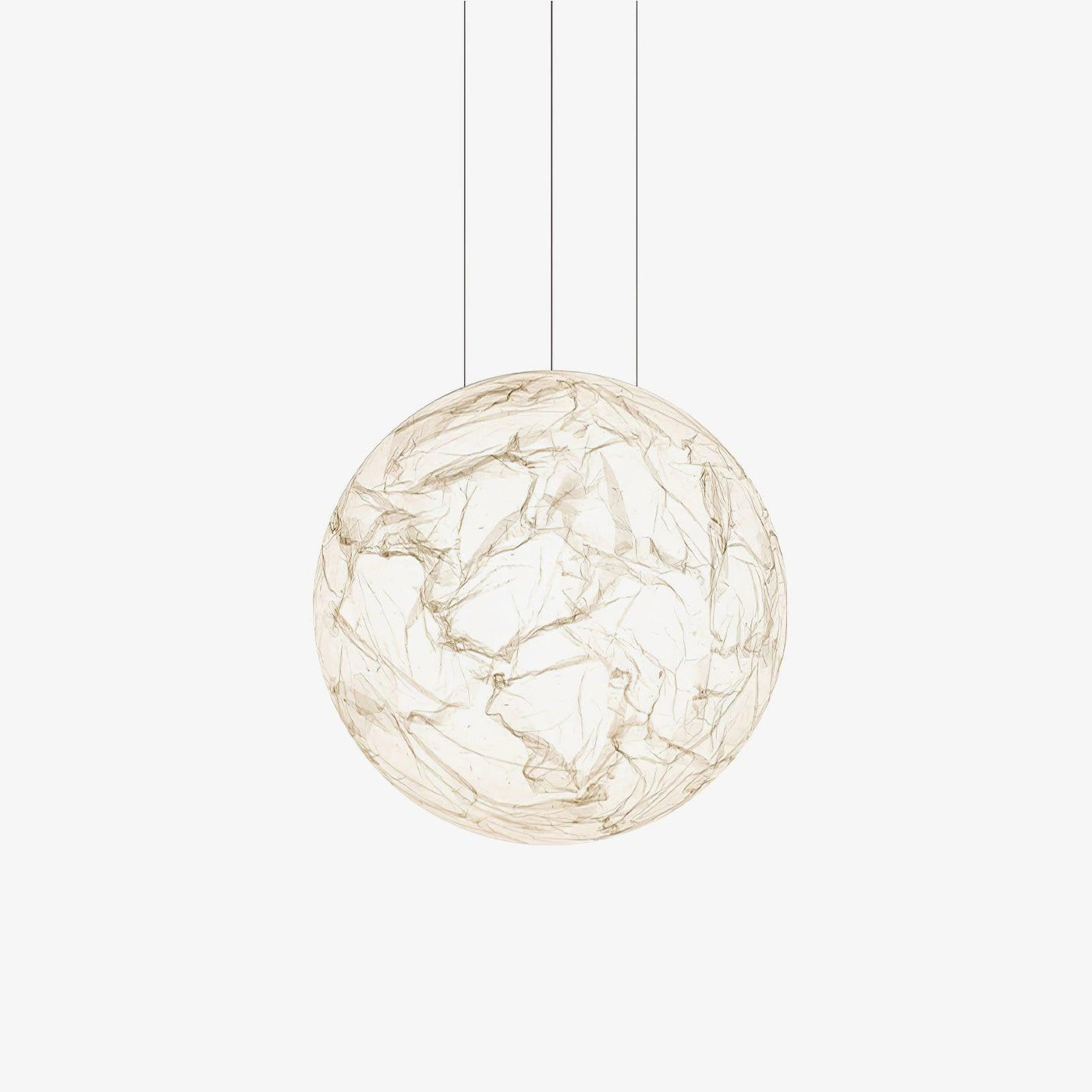 MoonSilk Pendant Light – Soft Lunar Glow with Elegant Silk Design