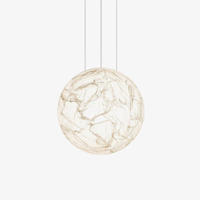 MoonSilk Pendant Light – Soft Lunar Glow with Elegant Silk Design
