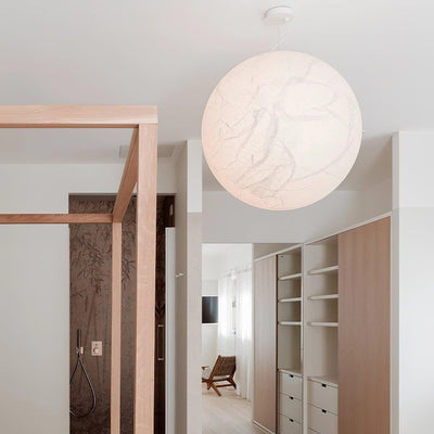 MoonSilk Pendant Light – Soft Lunar Glow with Elegant Silk Design