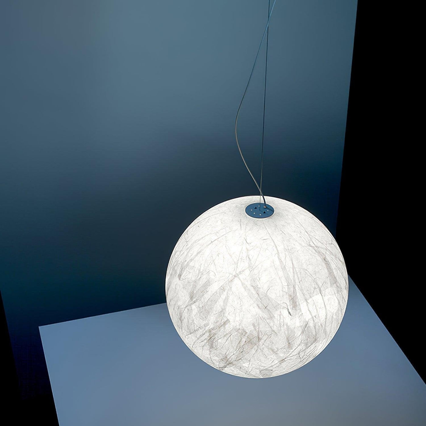 MoonSilk Pendant Light – Soft Lunar Glow with Elegant Silk Design
