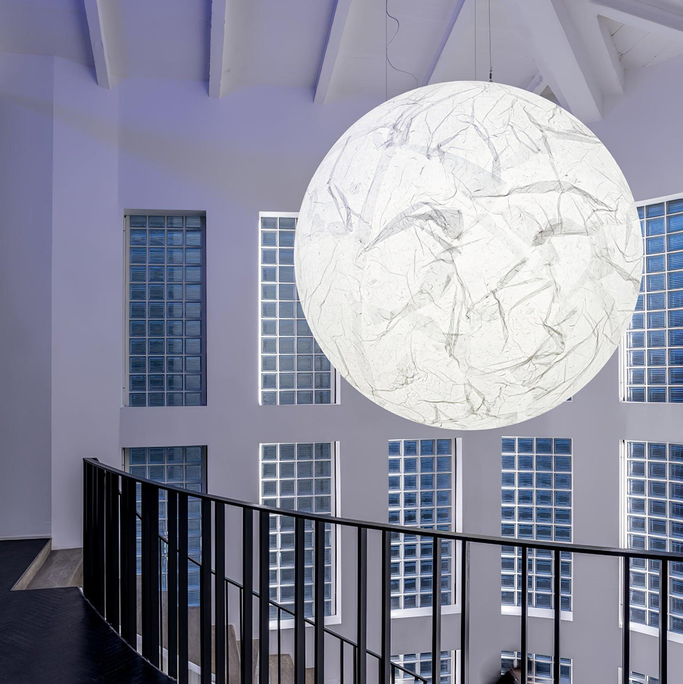 MoonSilk Pendant Light – Soft Lunar Glow with Elegant Silk Design