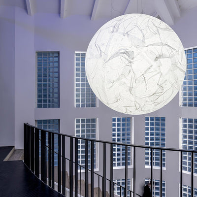 MoonSilk Pendant Light – Soft Lunar Glow with Elegant Silk Design