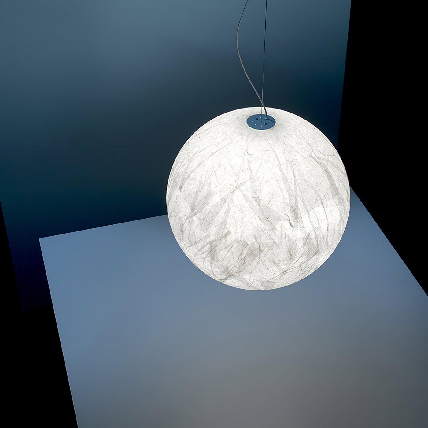 MoonSilk Pendant Light – Soft Lunar Glow with Elegant Silk Design