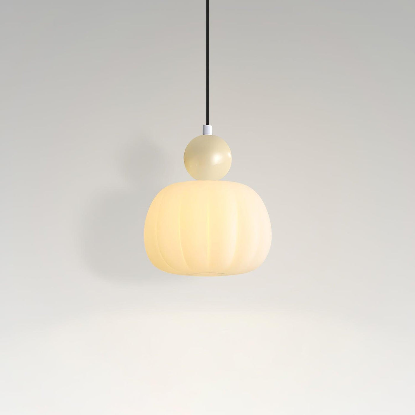 Yedra Pumpkin Pendant Light – Elegant Dimmable Ceiling Lamp with G9 Base