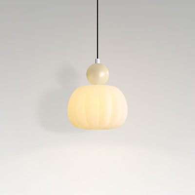 Yedra Pumpkin Pendant Light – Elegant Dimmable Ceiling Lamp with G9 Base