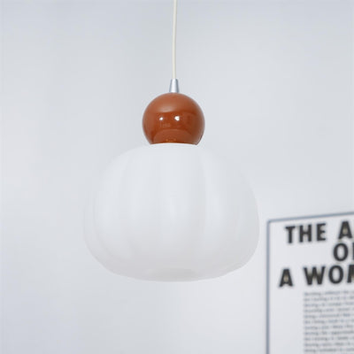 Yedra Pumpkin Pendant Light – Elegant Dimmable Ceiling Lamp with G9 Base
