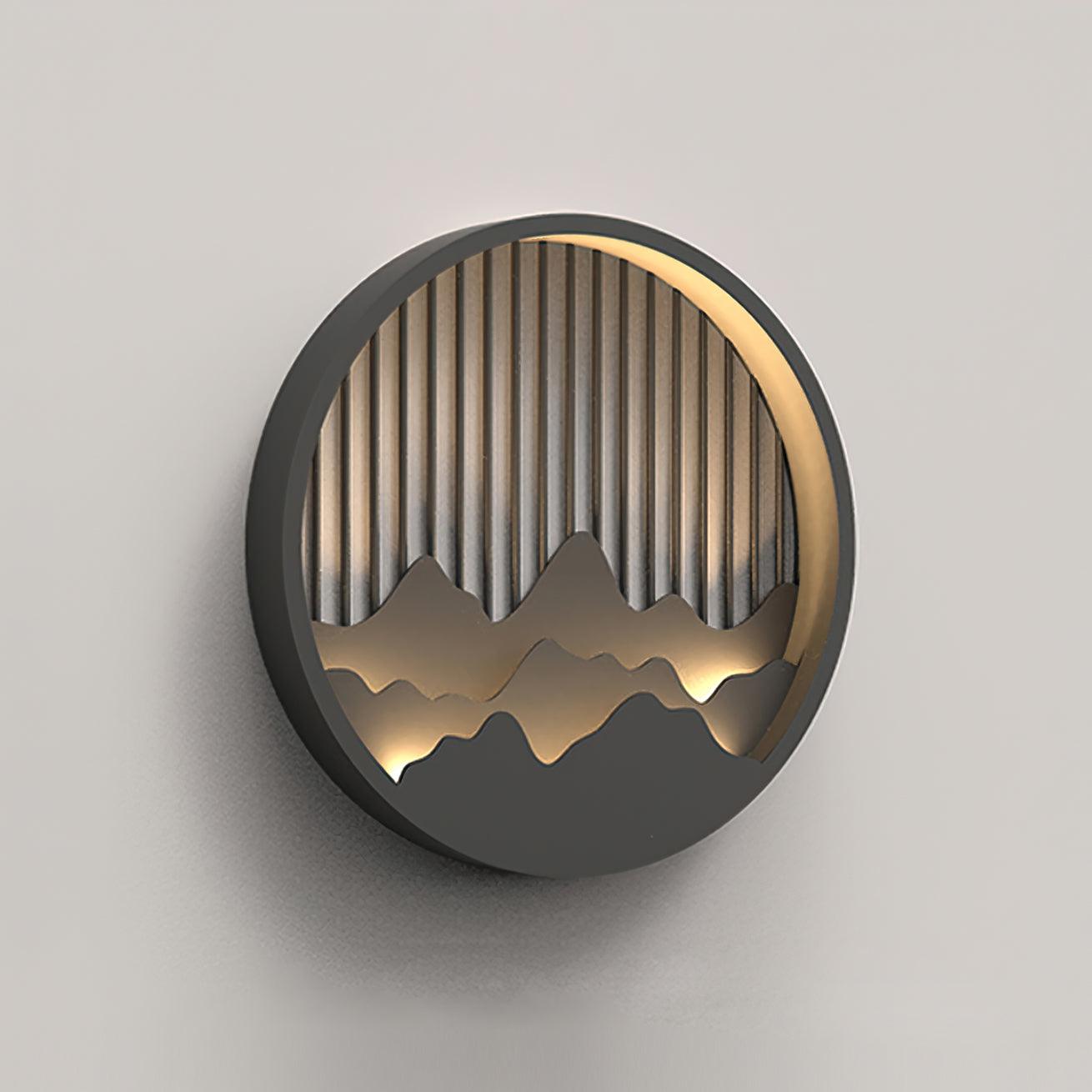 Mountain Outdoor Wall Light – Modern Elegance with a Nature-Inspired Design