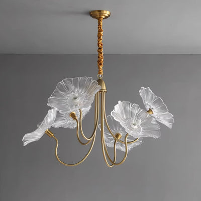 Murano Glass Flowers Chandelier – Timeless Elegance with Artistic Craftsmanship