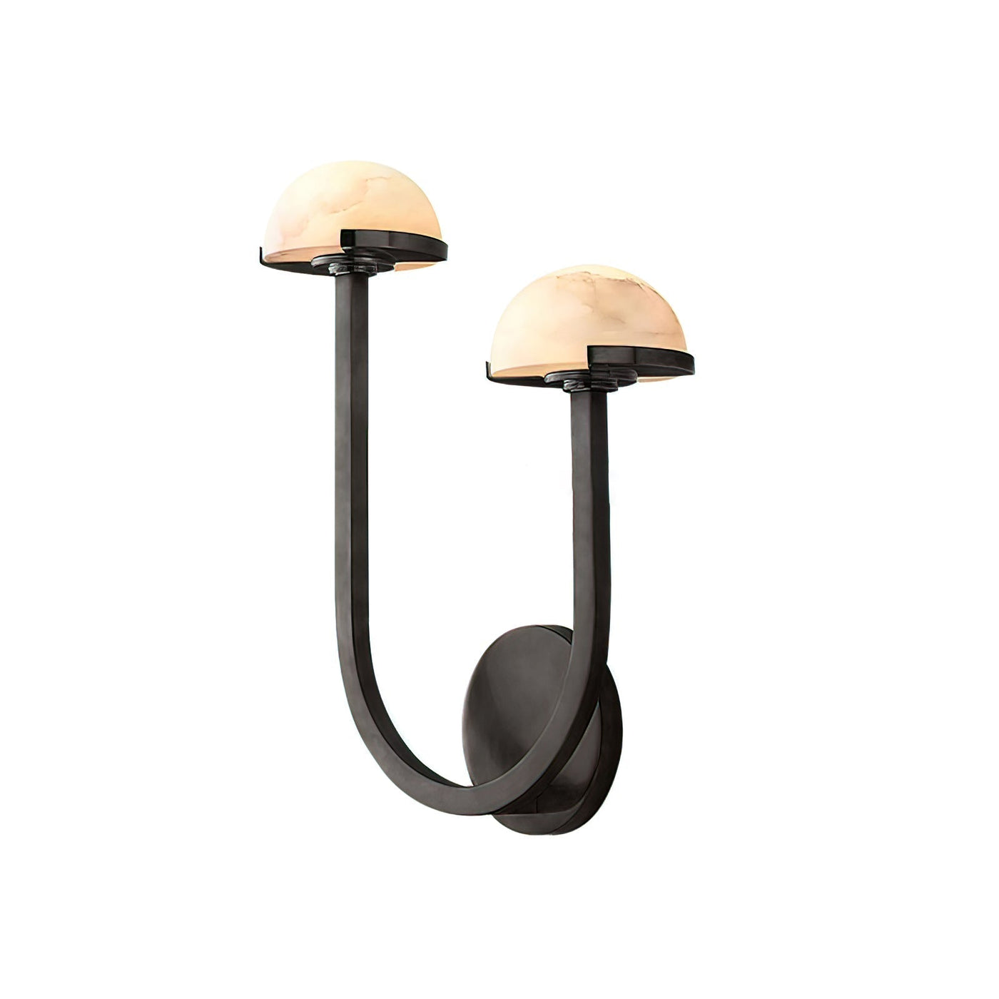 Mushroom Alabaster Wall Light – Elegant Natural Stone Design with Warm LED Glow
