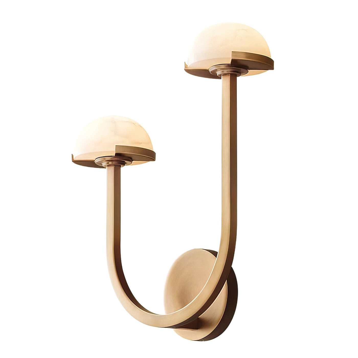 Mushroom Alabaster Wall Light – Elegant Natural Stone Design with Warm LED Glow
