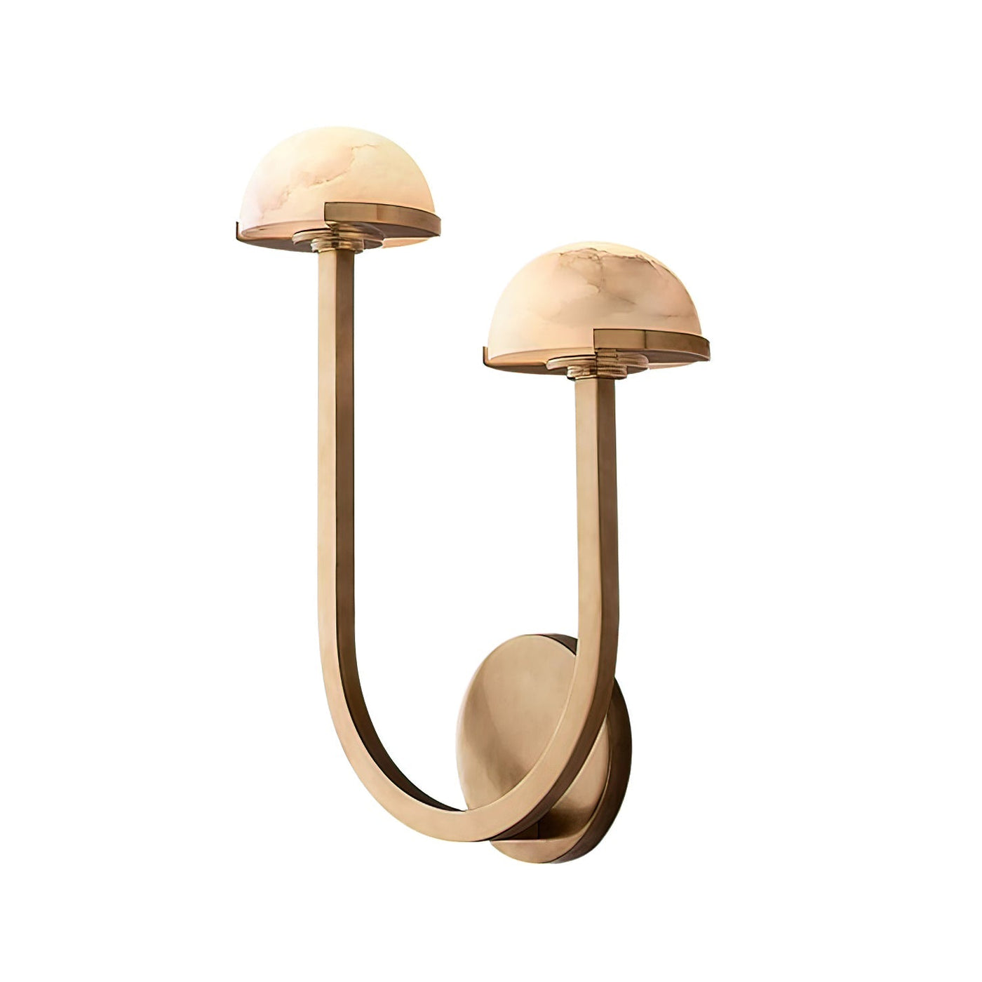 Mushroom Alabaster Wall Light – Elegant Natural Stone Design with Warm LED Glow