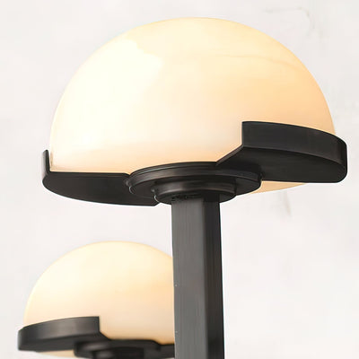 Mushroom Alabaster Wall Light – Elegant Natural Stone Design with Warm LED Glow