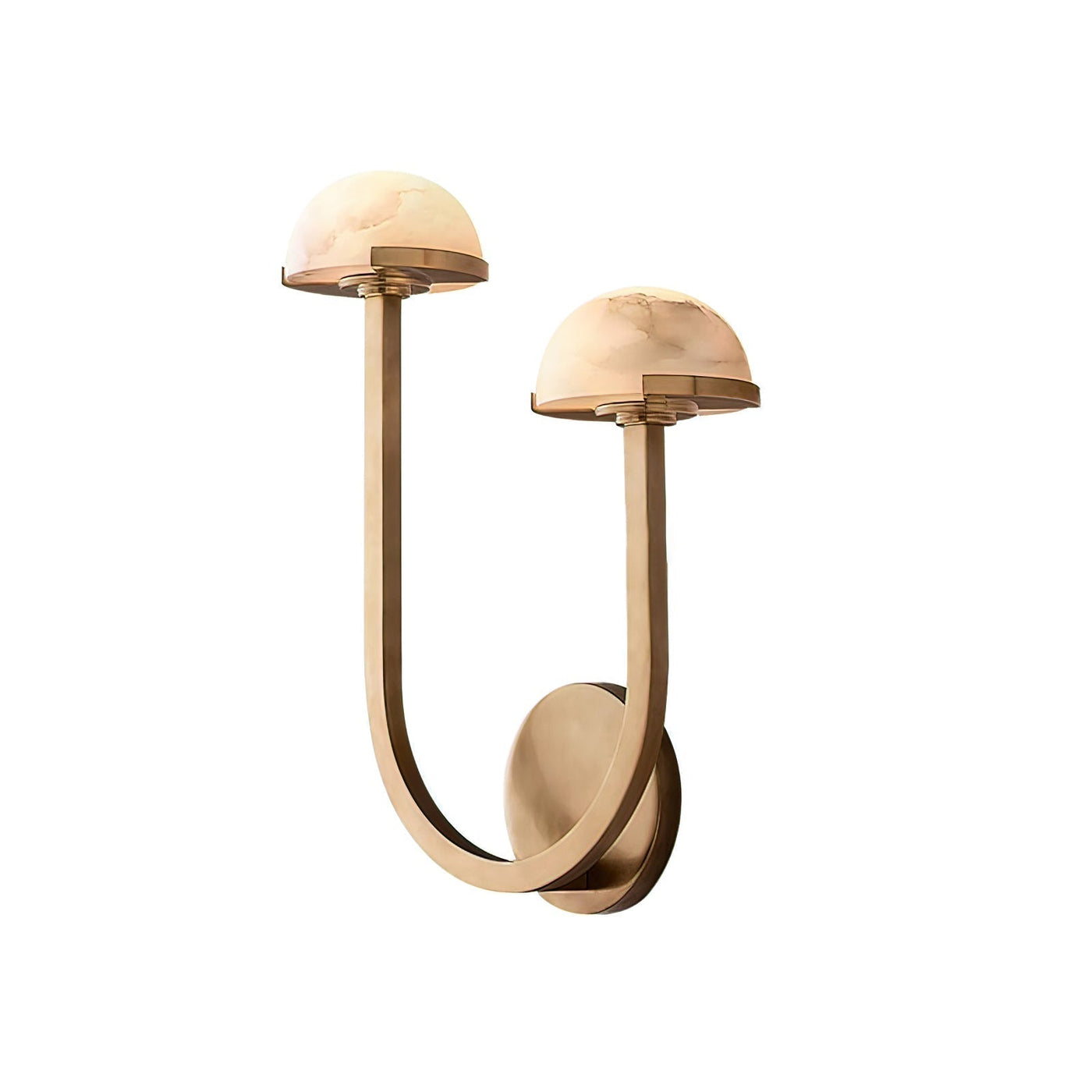 Mushroom Alabaster Wall Light – Elegant Natural Stone Design with Warm LED Glow