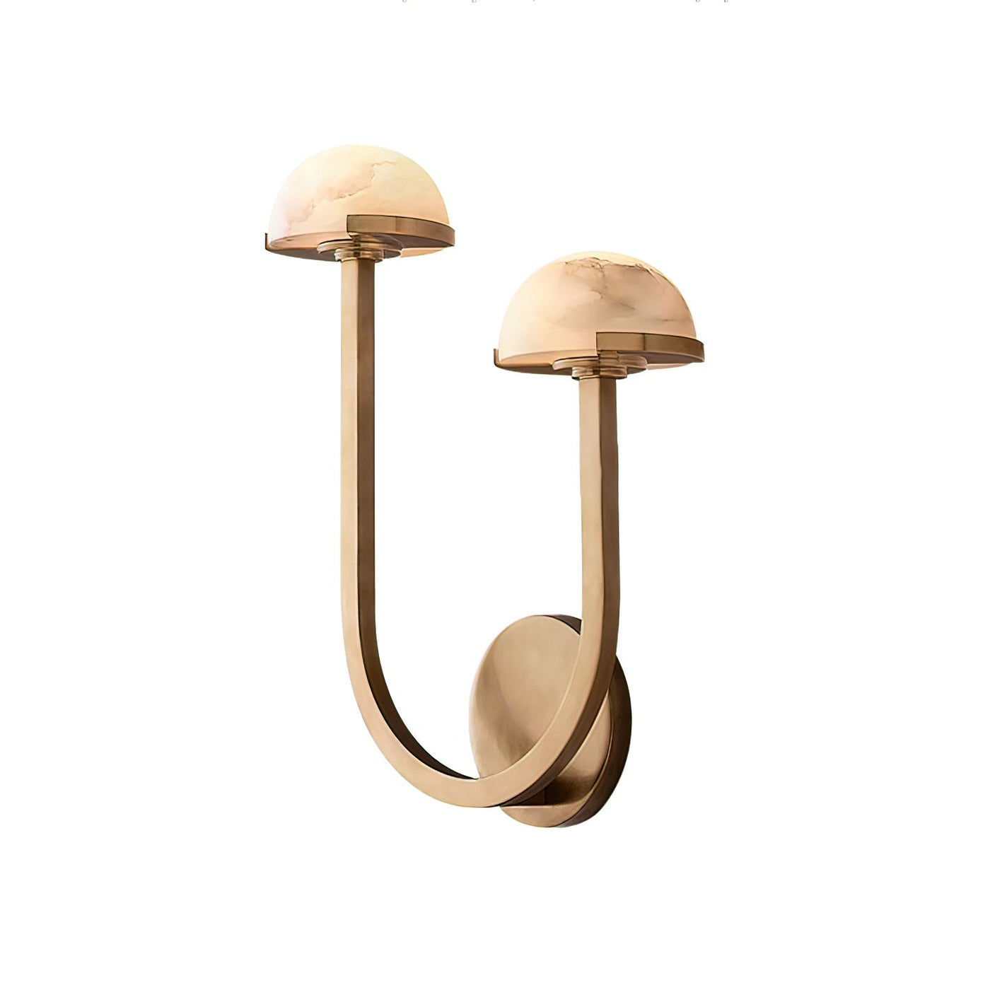 Mushroom Alabaster Wall Light – Elegant Natural Stone Design with Warm LED Glow