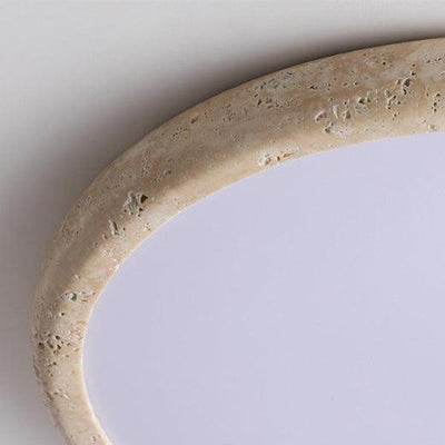 Natural Stone LED Ceiling Light – Organic Elegance for a Warm, Inviting Atmosphere