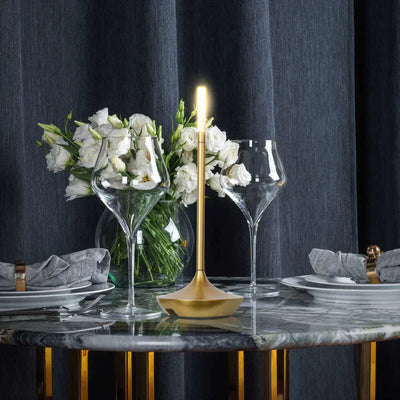 Giavi Candlelight – Elegant Rechargeable LED Table Lamp with Dimmable Glow
