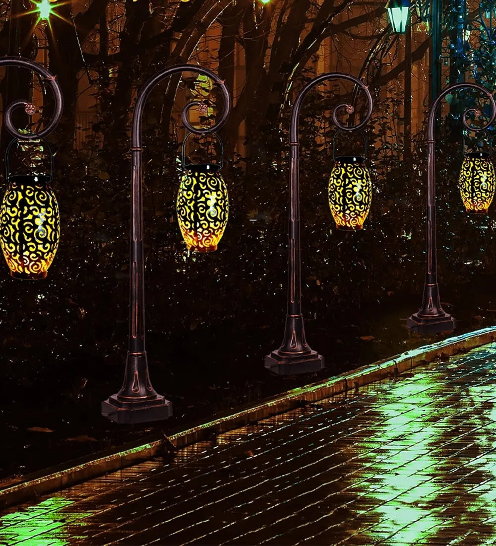 SolarGlow Outdoor Lantern – Elegant & Energy-Efficient Garden Lighting