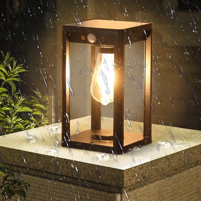 Pillar Solar Power Lamp – Stylish & Sustainable Outdoor Lighting