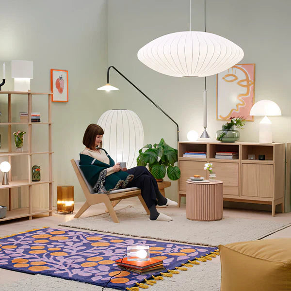 Nordic Wooden Pendant Light – Minimalist Elegance for Modern Interiors