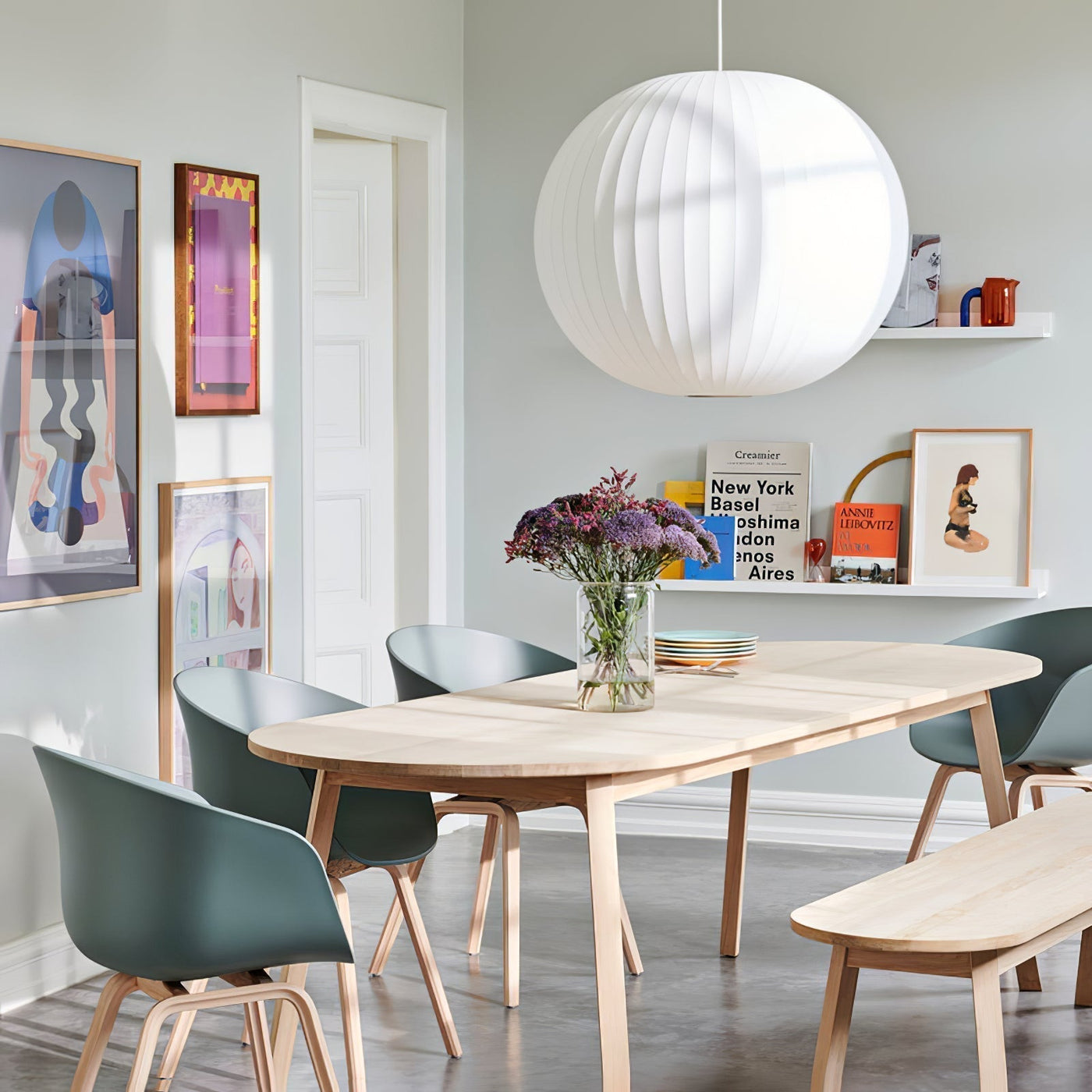 Nordic Wooden Pendant Light – Minimalist Scandinavian Design for Modern Homes