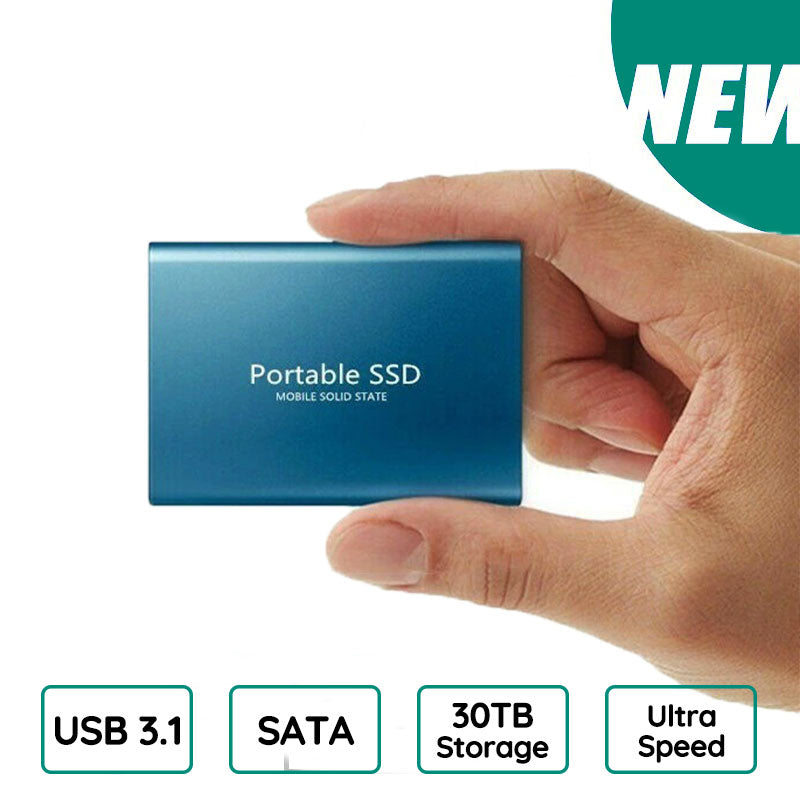 Portable SSD – Ultra-Fast Data Transfer with Shock Resistance and USB 3.1 Compatibility