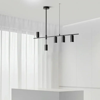Nordic Minimalist Black Chandelier – Sleek & Modern Lighting for Elegant Interiors