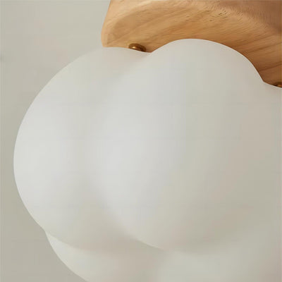 Pumpkin Flush Ceiling Lamp – Playful & Warm LED Lighting for Any Room