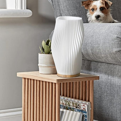 Serene Wavecrest Lamp – Modern Elegance with Adjustable Dimming & USB Power