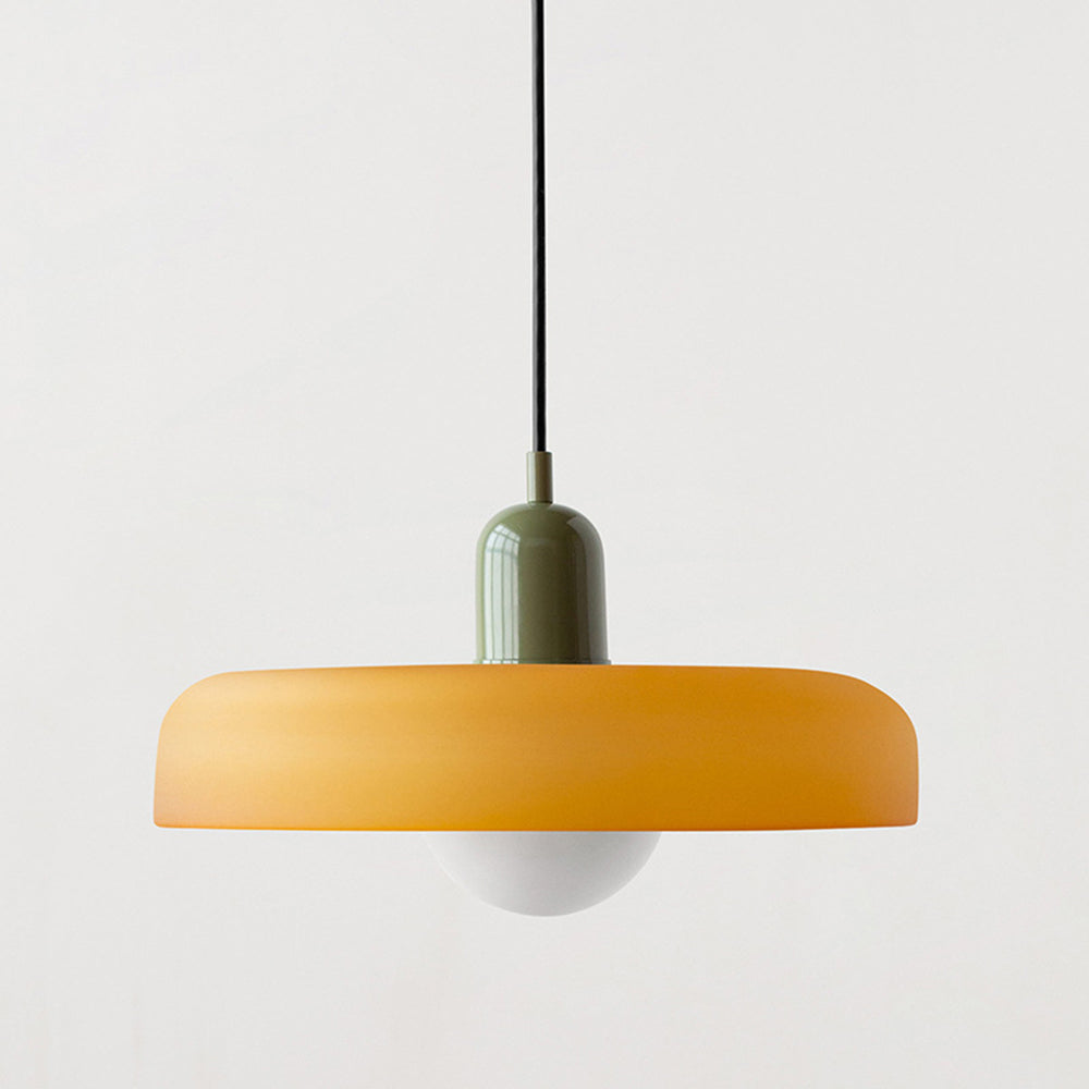 Bauhaus Pendant Light – A Timeless Fusion of Stained Glass & Modern Functionality