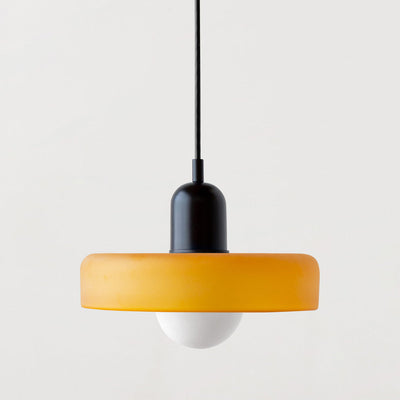 Bauhaus Pendant Light – A Timeless Fusion of Stained Glass & Modern Functionality