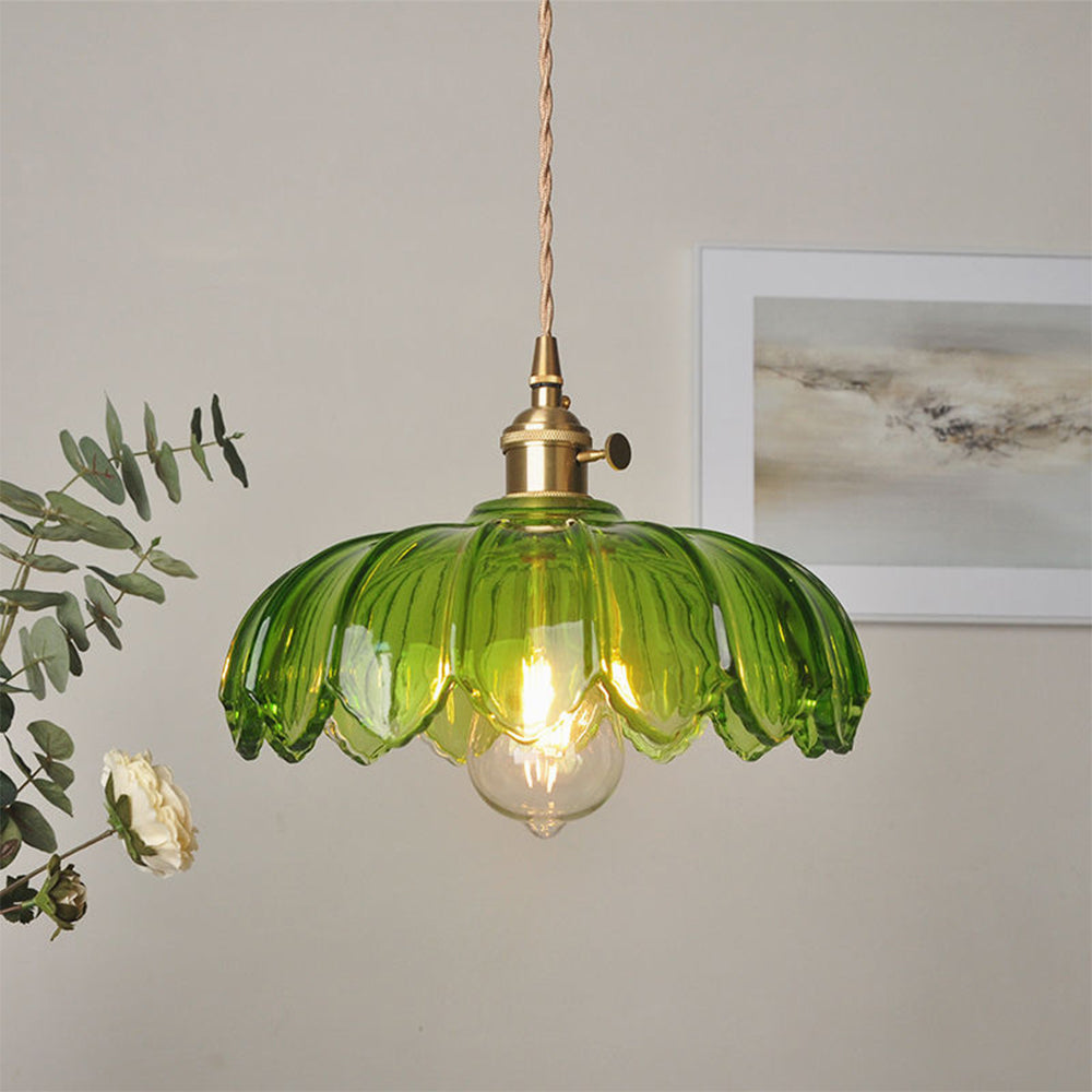 Modern Bubble Glass Pendant Light – Elegant Glow with Crystal Clarity