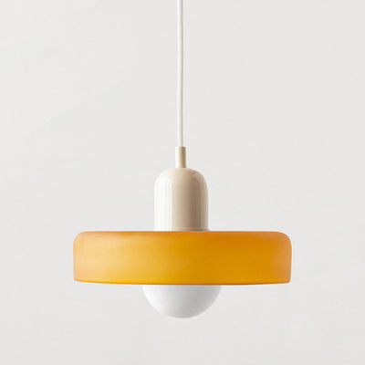 Bauhaus Pendant Light – A Fusion of Stained Glass Artistry & Modern Design