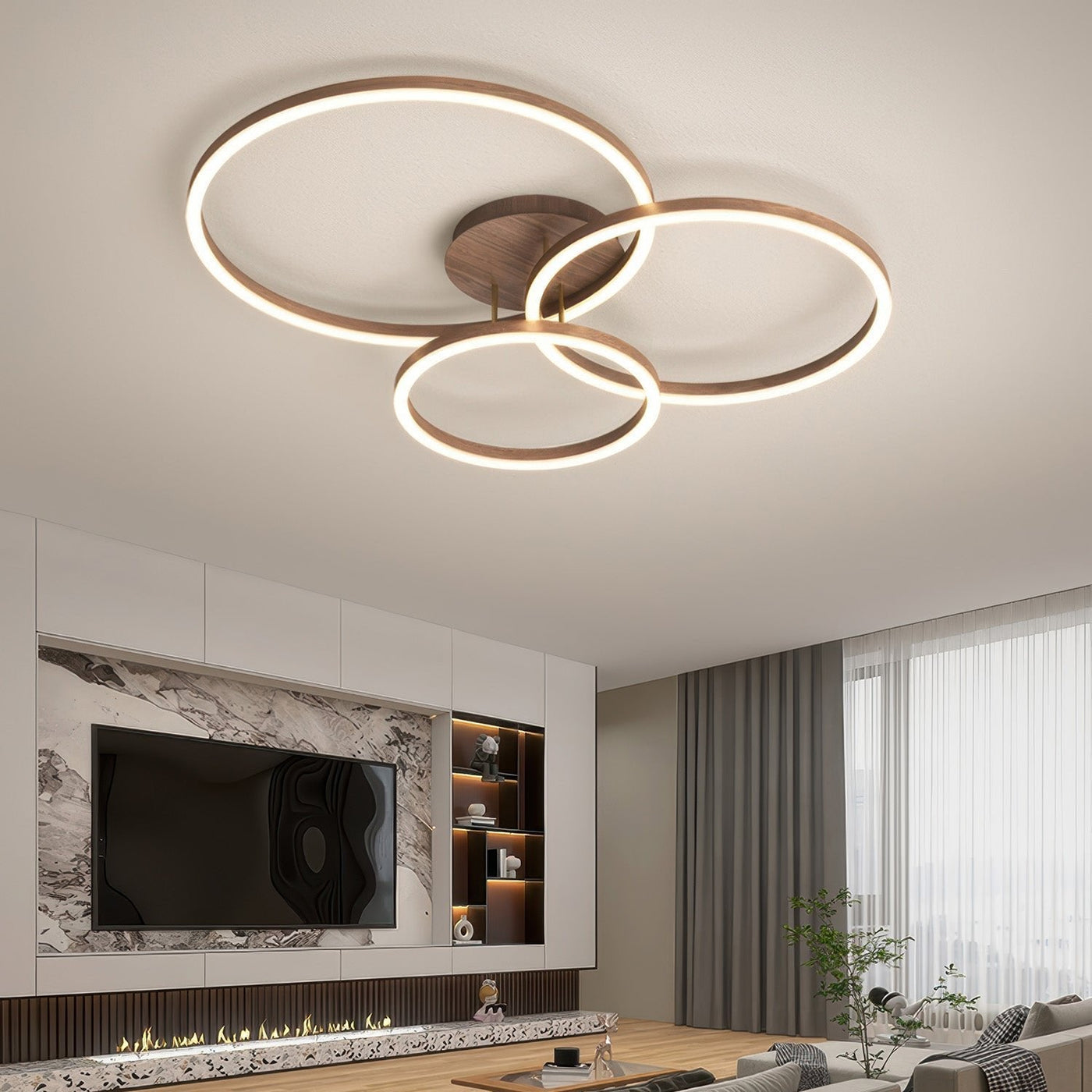 Elegant Ring Ceiling Luminaire – Modern LED Ceiling Light for Stylish Interiors