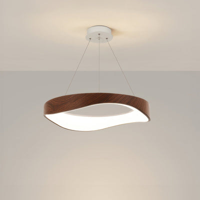 Modern Round LED Pendant Light – Sleek & Adjustable for Stylish Interiors