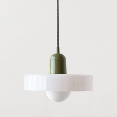 Bauhaus Pendant Light – A Timeless Fusion of Stained Glass & Modern Functionality