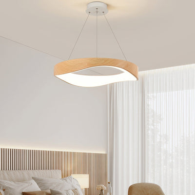 Modern Round LED Pendant Light – Sleek & Adjustable for Stylish Interiors