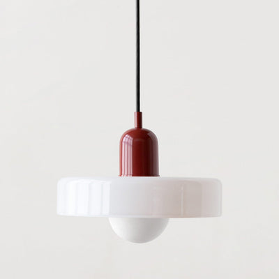 Bauhaus Pendant Light – A Timeless Fusion of Stained Glass & Modern Functionality