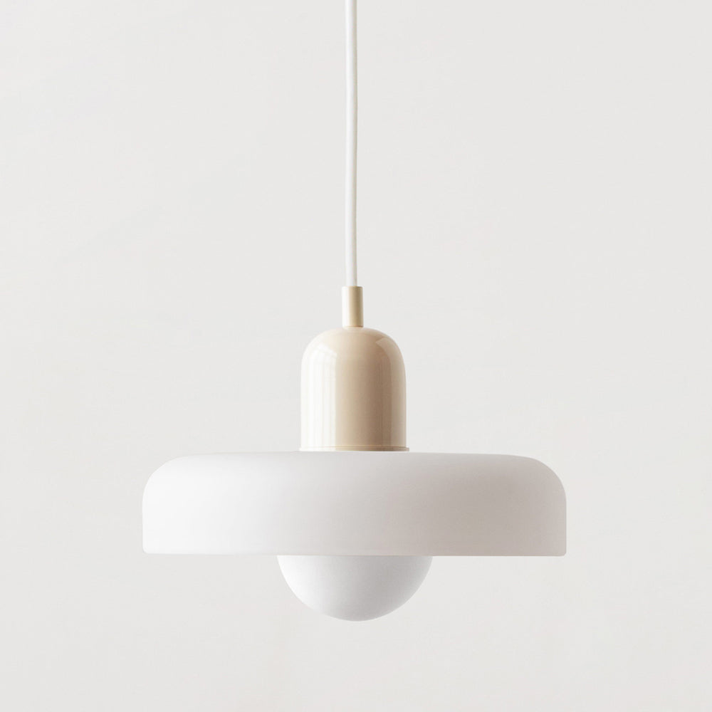 Bauhaus Pendant Light – A Timeless Fusion of Stained Glass & Modern Functionality