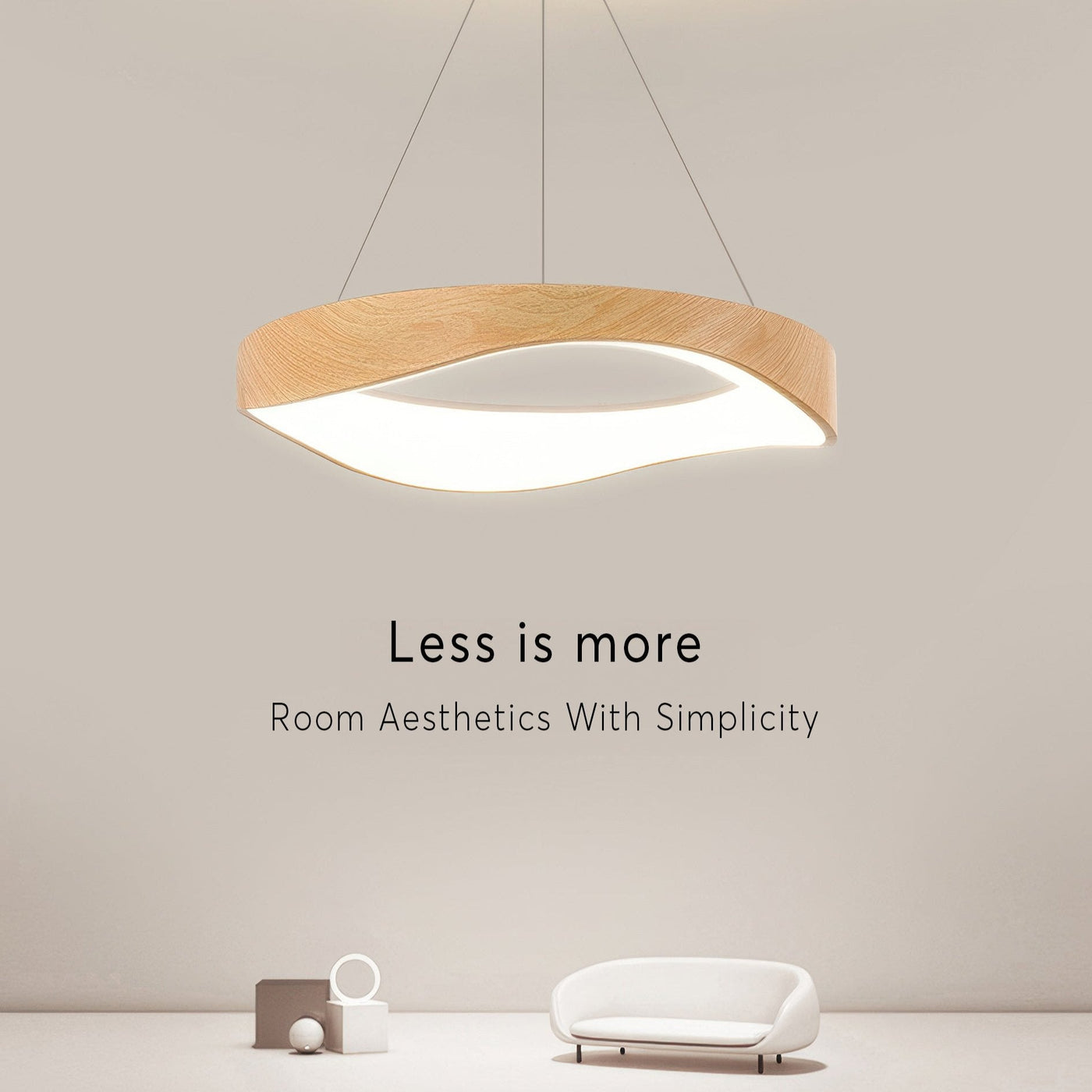 Modern Round LED Pendant Light – Sleek & Adjustable for Stylish Interiors