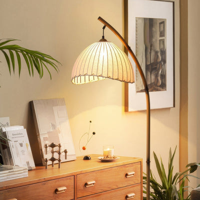 Cultural Zen Bamboo Floor Lamp – Elegant & Tranquil Lighting for a Serene Atmosphere