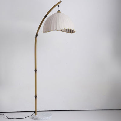 Cultural Zen Bamboo Floor Lamp – Elegant & Tranquil Lighting for a Serene Atmosphere